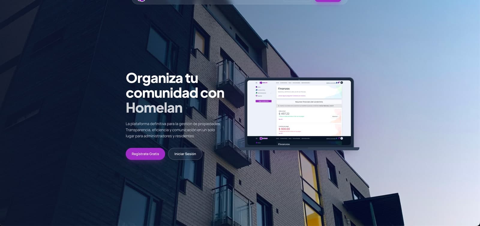 Homelan — Property and community management platform